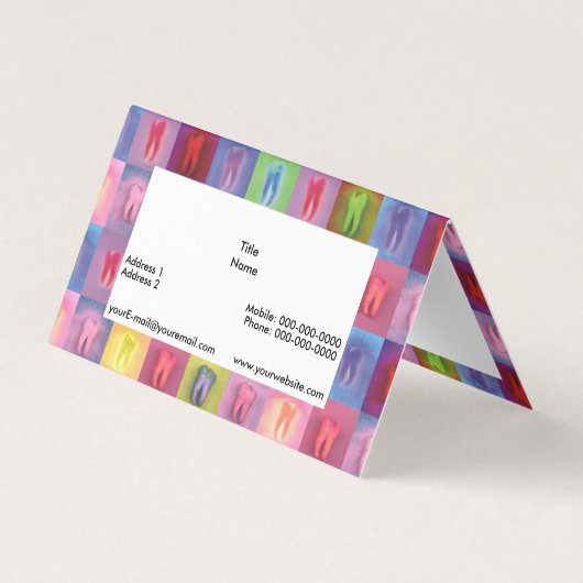 Dentist Visitekaartje (Achterkant)