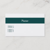 Dentist Visitekaartje (Achterkant)