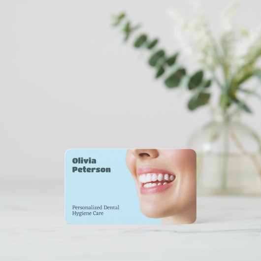 🦷 Dentist Visitekaartje (Staand voorkant)