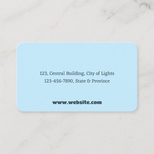 🦷 Dentist Visitekaartje (Achterkant)