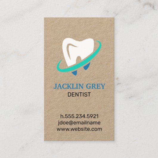 Dentist Visitekaartje (Voorkant)