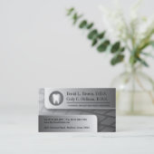 Dentist Visitekaartje Afsprakenkaartje (Staand voorkant)