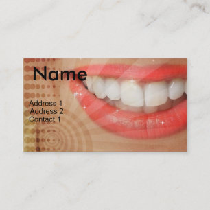 DENTIST VISITEKAARTJE AFSPRAKENKAARTJE
