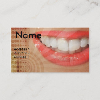 DENTIST VISITEKAARTJE AFSPRAKENKAARTJE