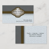 Dentist Visitekaartje - Tooth  Blue & Brown (Voorkant / Achterkant)