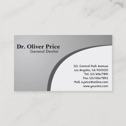 Dentist - Visitekaartjes (Voorkant)