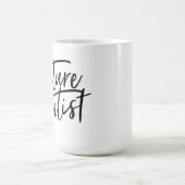 Dentist voor handgeschreven toekomst koffiemok (Center)