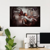 Dentist - Wachten op de tandarts Poster (Thuiskantoor)