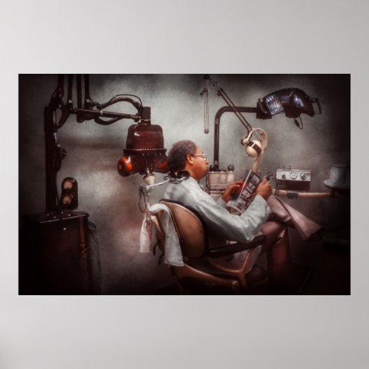 Dentist - Wachten op de tandarts Poster (Voorkant)