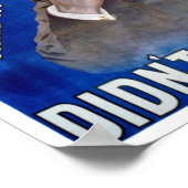 Dentist zette mijn tanden vast Vintage Poster Hers (Hoek)