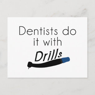 Dentisten doen het met oefeningen briefkaart