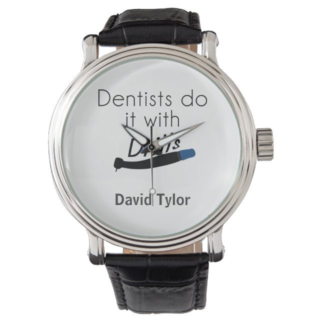 Dentisten doen het met oefeningen horloge (Voorkant)