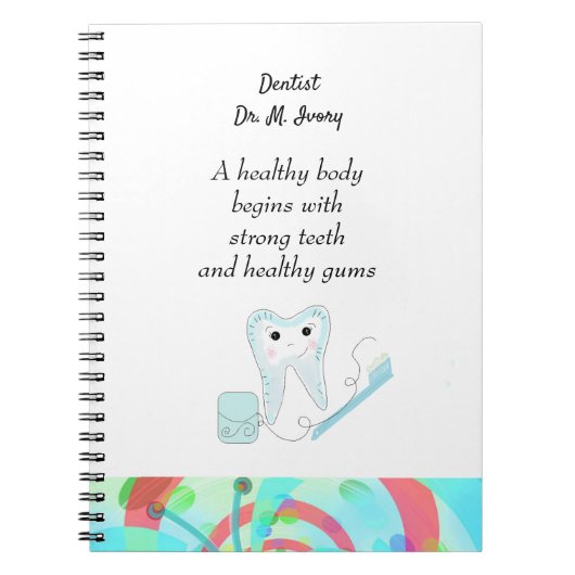 Dentisten en Mouth Specialist Notitieboek (Voorkant)