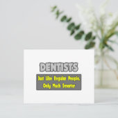 Dentisten... slimmer briefkaart (Staand voorkant)