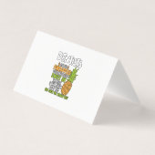 Dentisten zijn als ananassen. visitekaartje (Voorkant)