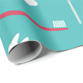 Dentistische instrumenten naadloos patroon cadeaupapier (Rol Hoek)