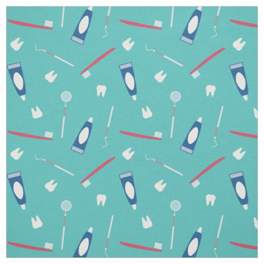 Dentistische instrumenten naadloos patroon stof (Swatch)