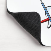 Dentistische instrumenten voor de handel muismat (Hoek)