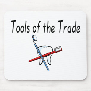 Dentistische instrumenten voor de handel muismat