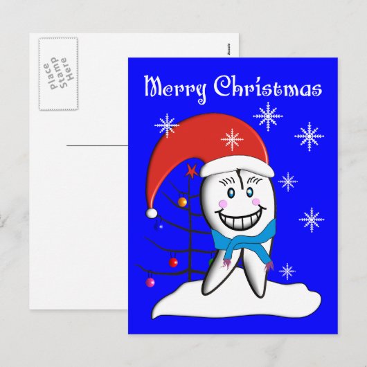 Dentistische kerstKaarten en cadeautjes Feestdagenkaart (Voorkant / Achterkant)