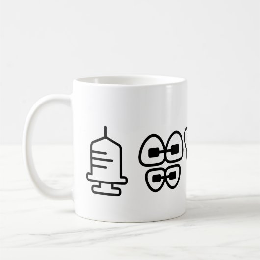 Dentistische mok (Links)