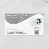 Dentistische Sjabloon | Tandheelkunde | QR-code Visitekaartje (Voorkant)