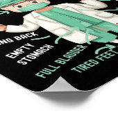 Dentistische tandheelkundige anatomie van een tand poster (Hoek)