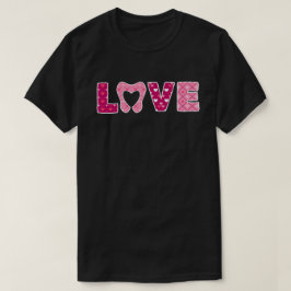 Dentistische tandheelkundige Valentijnsdag LOVE To T-shirt