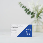 Dentistische Visitekaartjes (Staand voorkant)