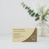 Dentistische Visitekaartjes (Staand voorkant)