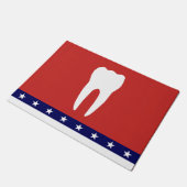 Dentistry Star Striped Doormat Deurmat (Schuin)