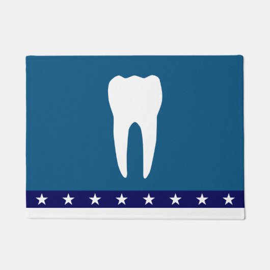 Dentistry Star Striped Doormat Deurmat (Voorkant)