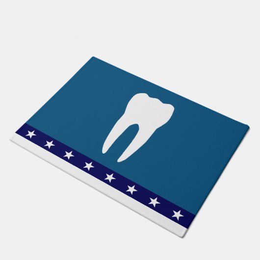 Dentistry Star Striped Doormat Deurmat (Schuin)