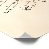 Dentist's Drill 1965 Patent Art Old Peper Poster (Hoek)