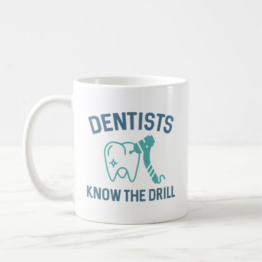 Dentists Know The Drill Koffiemok (Links)