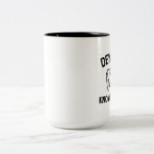 Dentists Know The Drill Tweekleurige Koffiemok (Center)