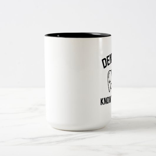 Dentists Know The Drill Tweekleurige Koffiemok (Center)