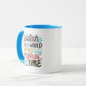 Dentists maken de wereld een betere plek mok (Voorkant links)