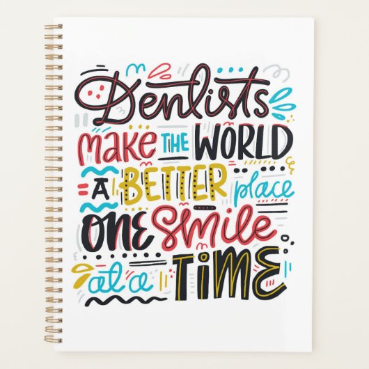 Dentists maken de wereld een betere plek planner (Voorkant)