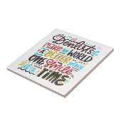 Dentists maken de wereld een betere plek tegeltje (Zijkant)