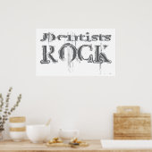 Dentists Rock Poster (Keuken)
