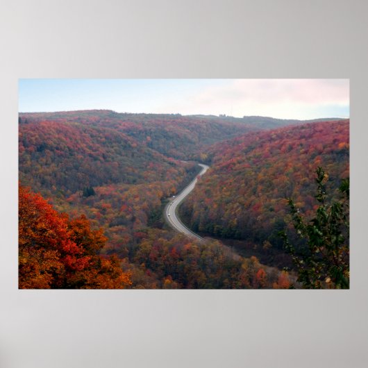 Denton Hill S curve Highway Poster (Voorkant)