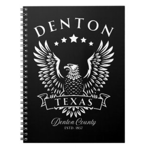 Denton Texas Antieke Adelaar Notitieboek