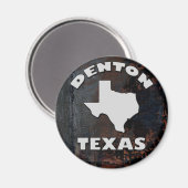 DENTON, TEXAS MAGNEET (Voorkant / Achterkant)