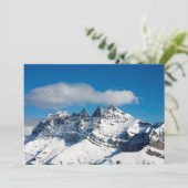 Dents du Midi Swiss Holiday Card Feestdagenkaart (Staand voorkant)