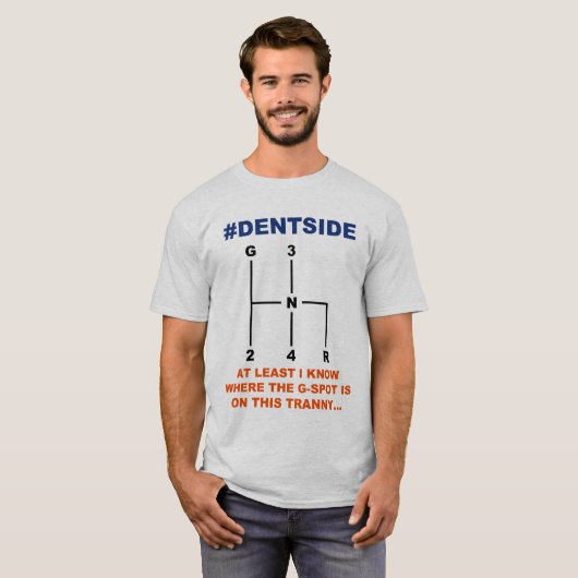 #DENTSIDE Ford Trucks Granny Gear Tranny  T-shirt (Voorkant volledig)