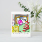 Denture Cartoon 9394 Briefkaart (Staand voorkant)