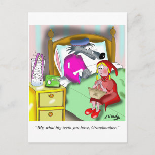 Denture Cartoon 9394 Briefkaart