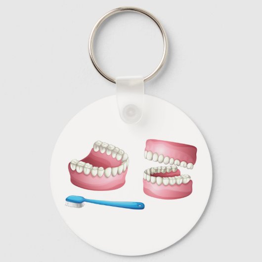 Dentures-Sleutelhanger Sleutelhanger (Voorkant)