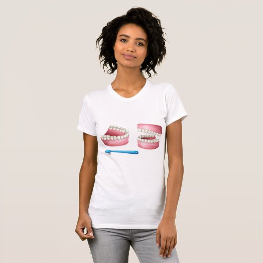Dentures Womens T-Shirt (Voorkant volledig)